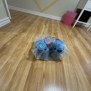 Disney Blue Stitch Plush Slippers